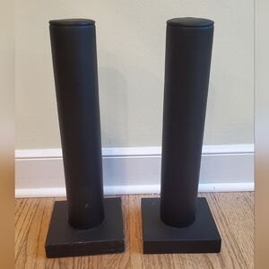 Jewelry Display Stands, Accessory Display, Hair, Watches - Black - Set of 2